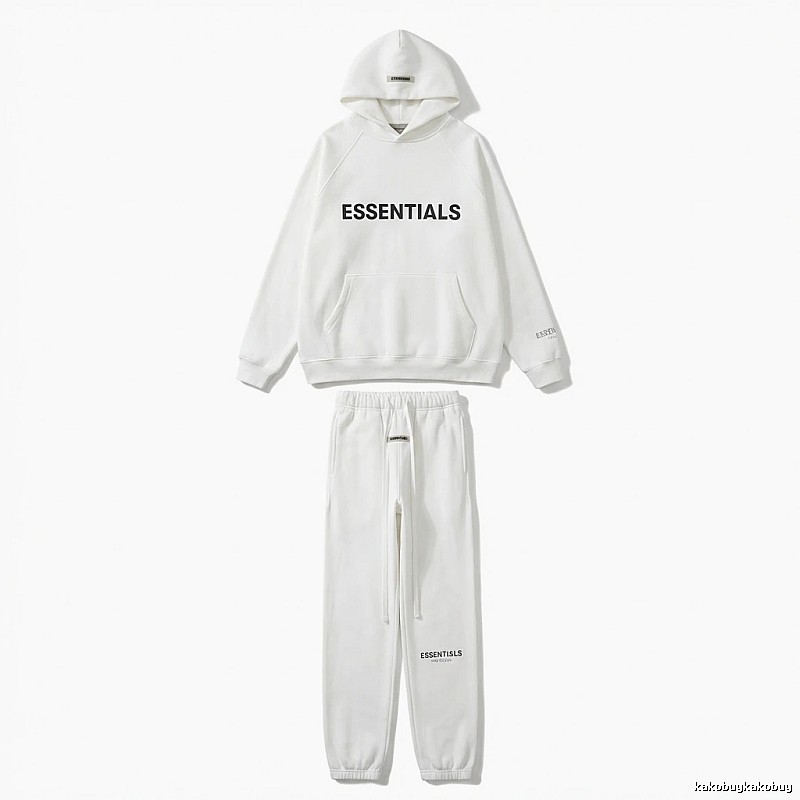 ESSENTIALS minimalist style white suit