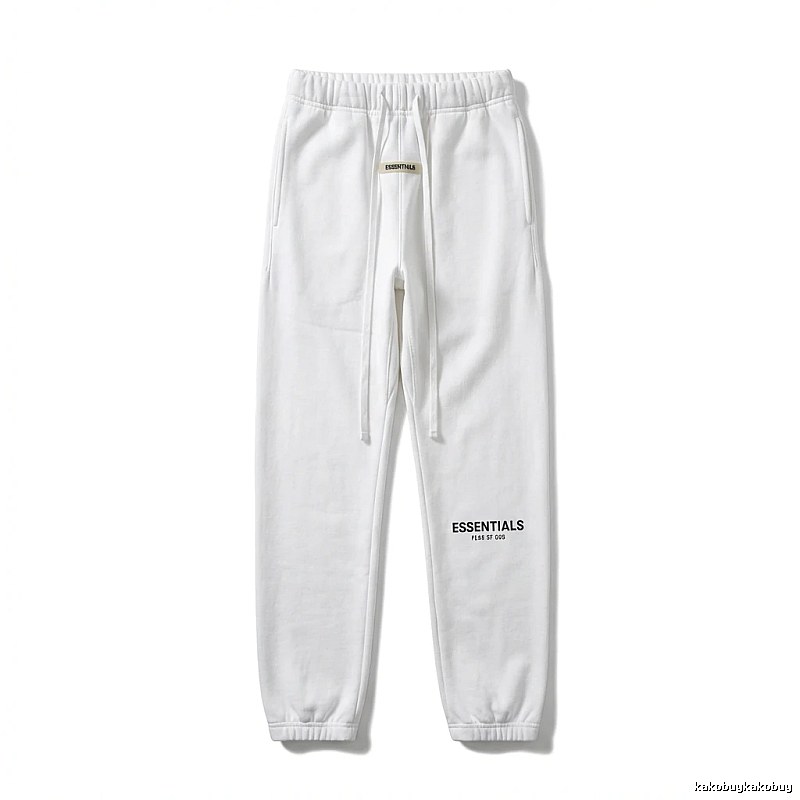 ESSENTIALS Simple Style White Sweatpants