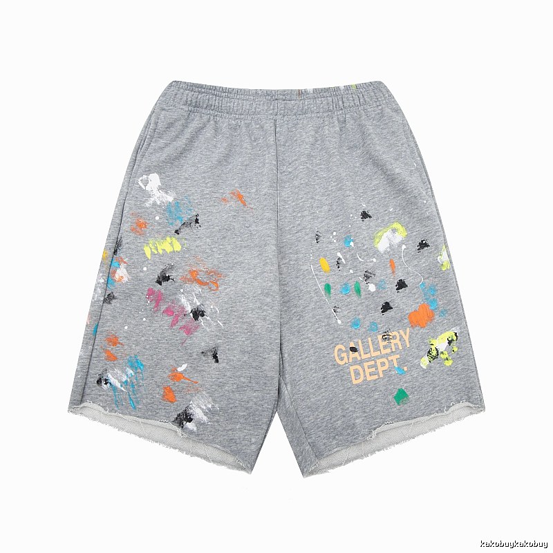 Gallery Dept Graffiti Style Grey Shorts