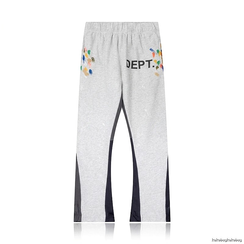 Gallery Dept Graffiti Style Grey Sweatpants