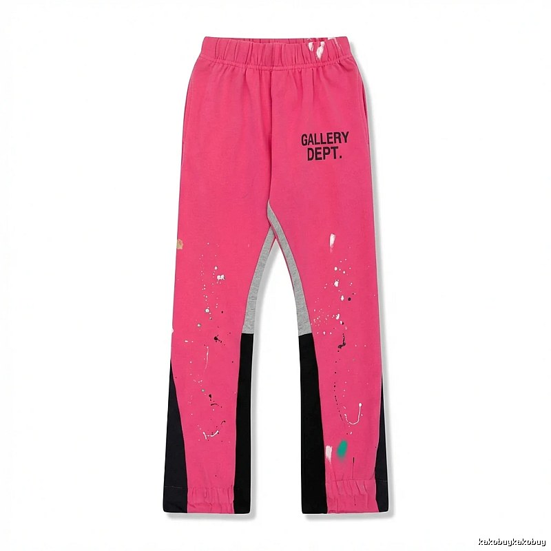 Gallery Dept Graffiti Style Pink Trousers