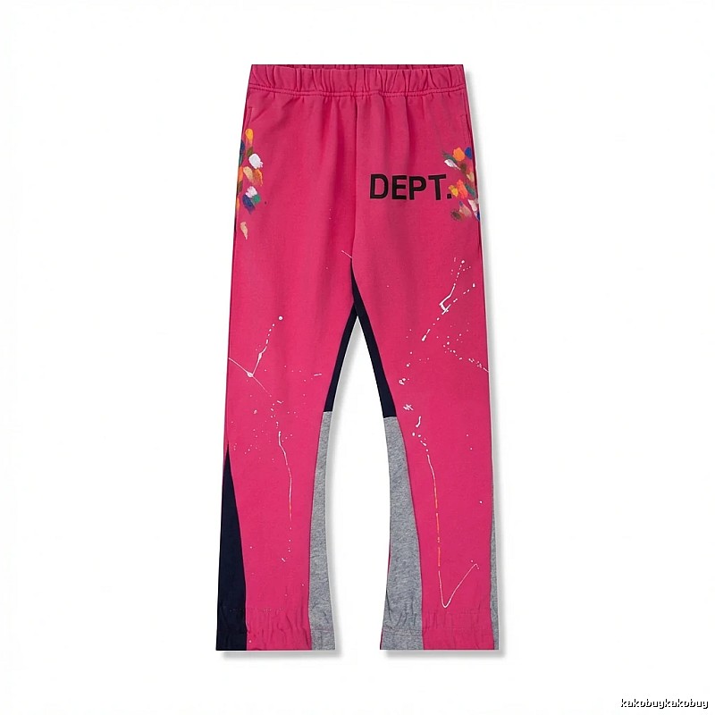 Gallery Dept Graffiti Style Pink Trousers
