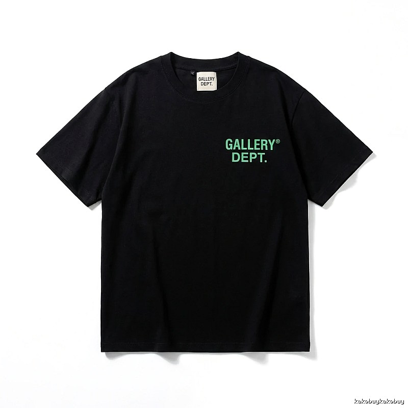 Gallery Dept Minimalist Style Black T-shirt