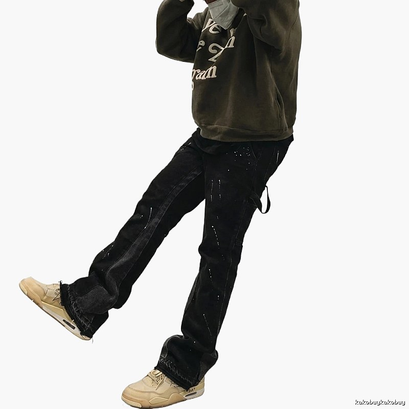 Gallery Dept Splatter Paint Style Black Jeans