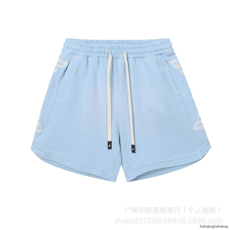 Godspeed Jacquard Street Style Light Blue Shorts