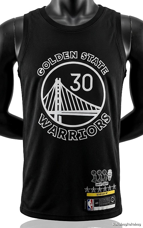 Golden State Warriors Curry Style Black Vest