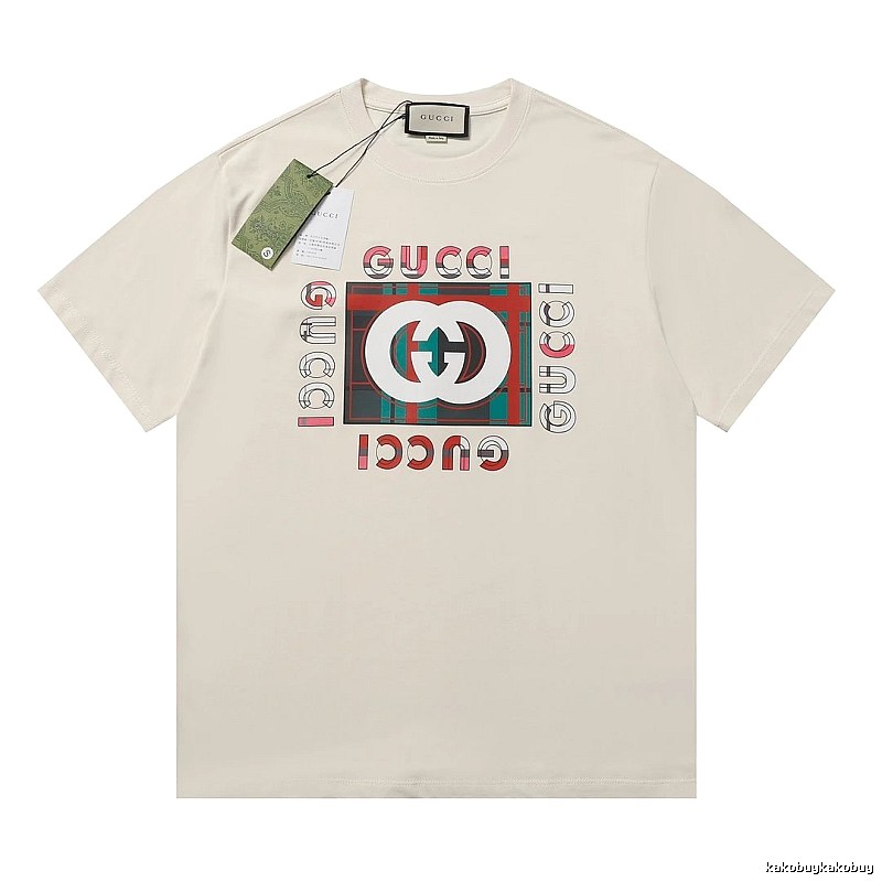 Gucci printed fashion white T-shirt