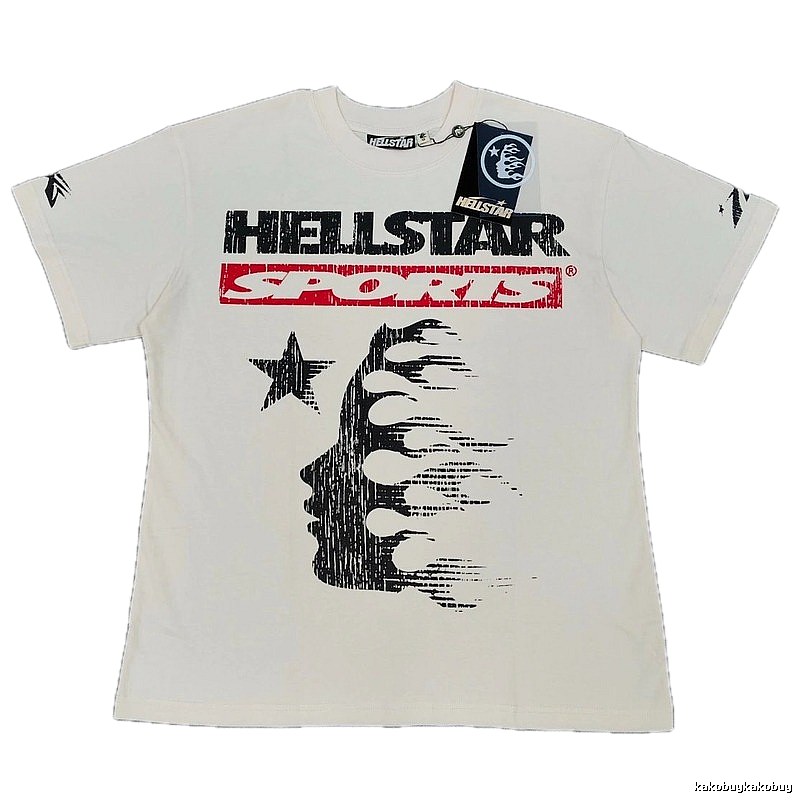 Hellstar Sports Collection Street Style Off-white T-Shirt