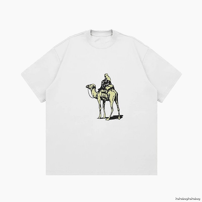 Hermes Classic Horse graphic T-shirt White Equestrian Artwork for Daily Styling