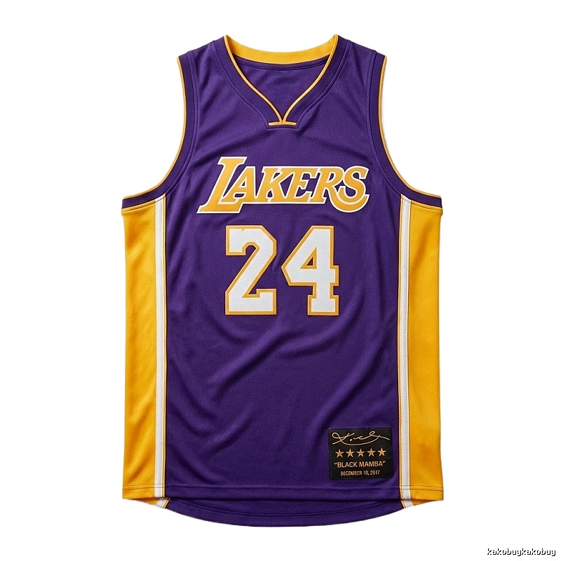 Kobe Lakers No. 24 basketball jersey