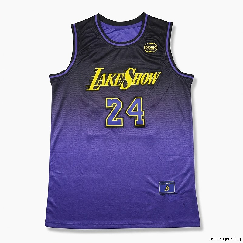 Lakers gradient-style basketball uniforms