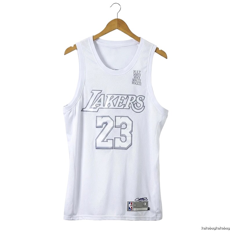 Lakers LBJ retro white vest