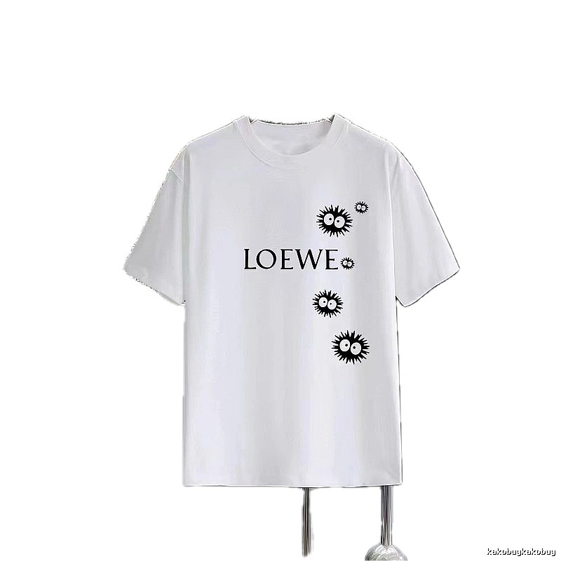 LOEWE Elf Co-branded Trendy Style White T-Shirt