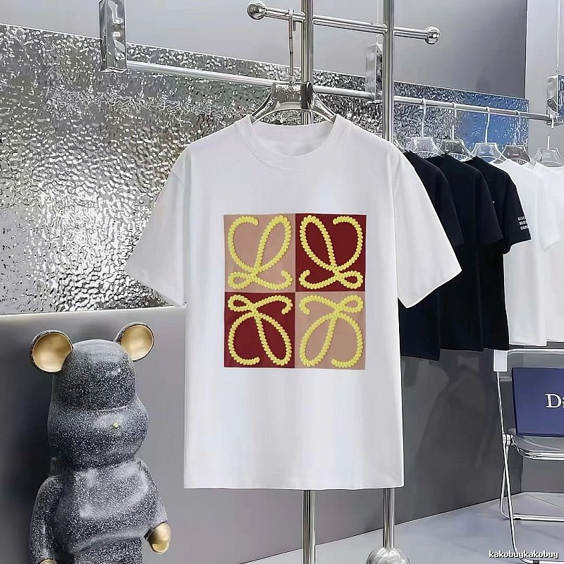 LOEWE Logo Collection Casual White T-Shirt