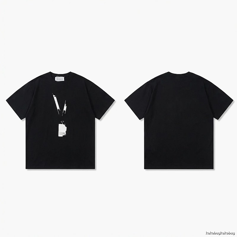 Maison Margiela minimalist black T-shirt