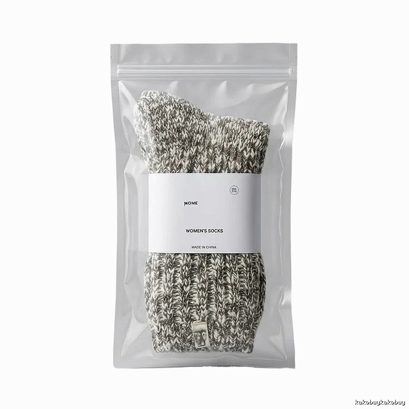 Miu Miu Knitted Style Gray-White Socks