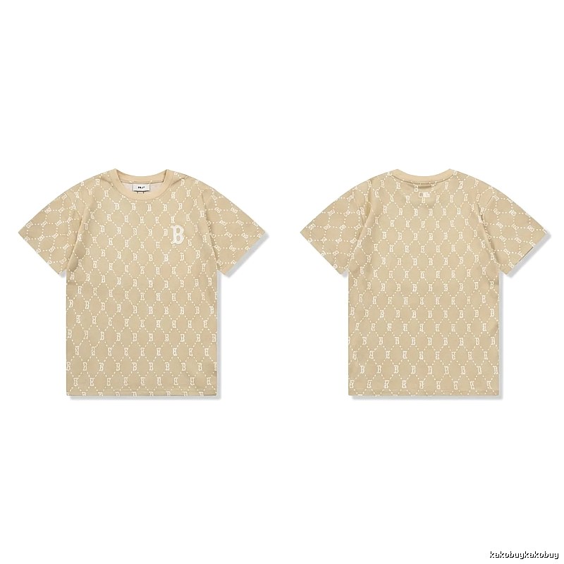 MLB Old Flower Style Beige T-shirt