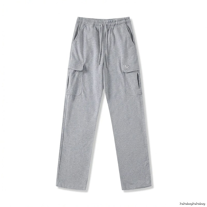 MLB utility-style grey long trousers