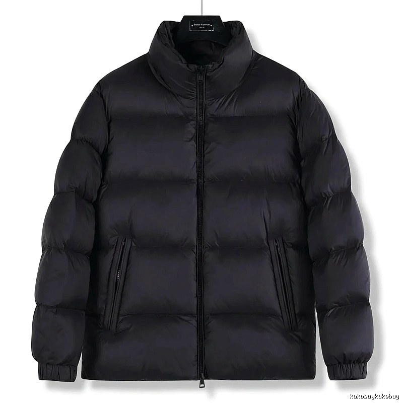 Moncler black casual down jacket