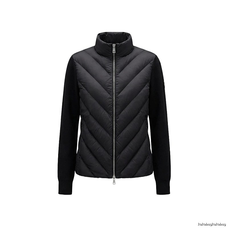 Moncler black casual style down jacket