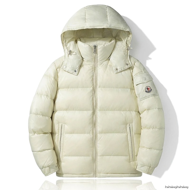 Moncler classic beige down jacket