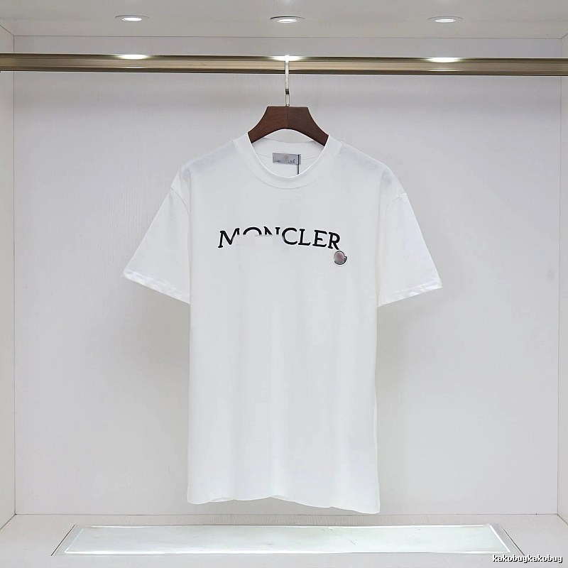 Moncler Classic Collection Minimalist Style White Short-sleeve T-shirt