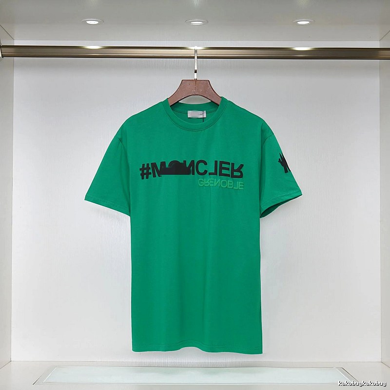 Moncler Grenoble Trendy Green Short-sleeve T-shirt