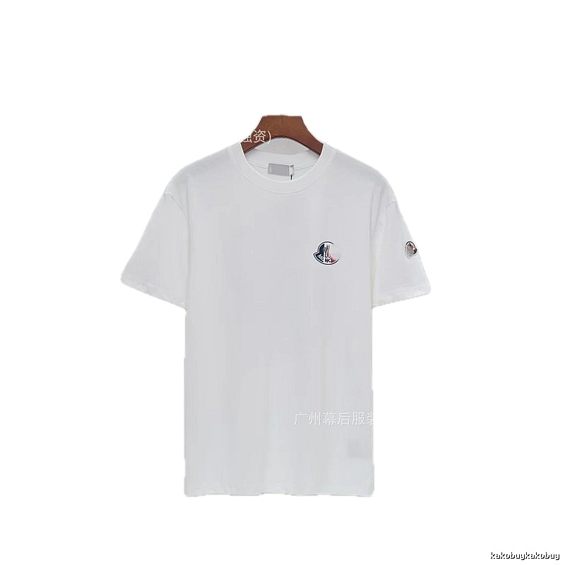 Moncler Logo Minimalist Style White Short-sleeved T-shirt