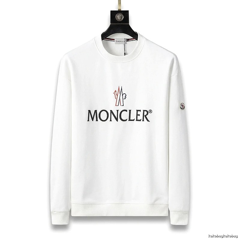 Moncler simple white sweatshirt
