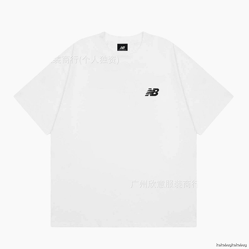 New Balance Classic Casual Style White Short-sleeve T-shirt