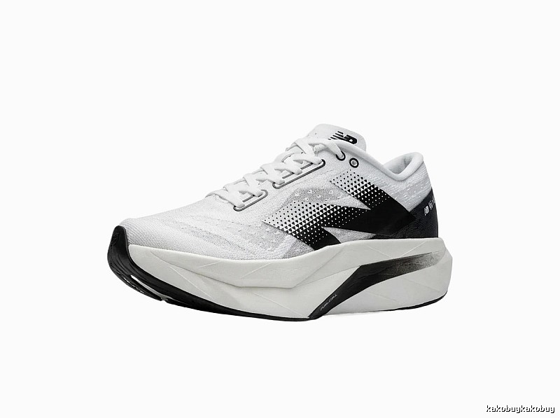 New Balance retro-style white and black shoes
