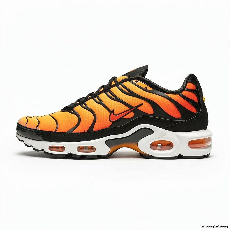 Nike Air Max 95 orange-black gradient sports shoes
