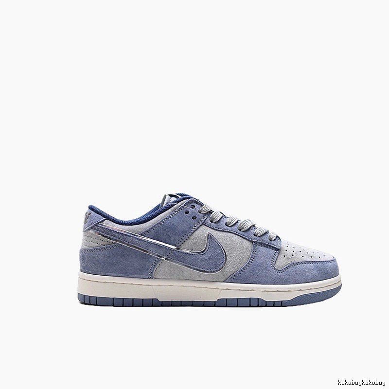 Nike Dunk Low Retro Style Blue-Gray Shoes