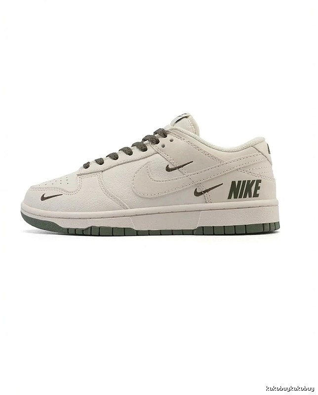 Nike Dunk Low simple and retro style white shoes