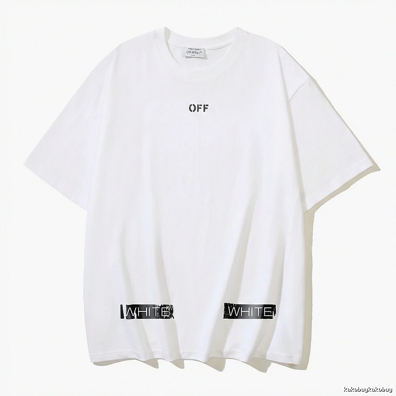 Off-White simple style white T-shirt
