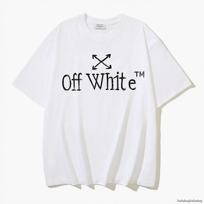 Off-White simple style white T-shirt