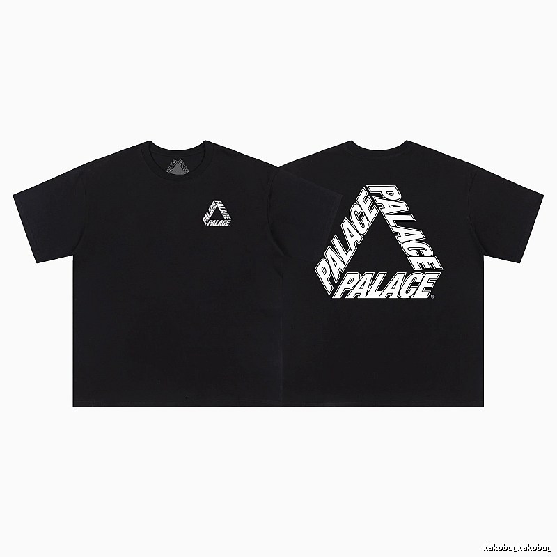 Palace Classic Triangular Street Style Black T-Shirt