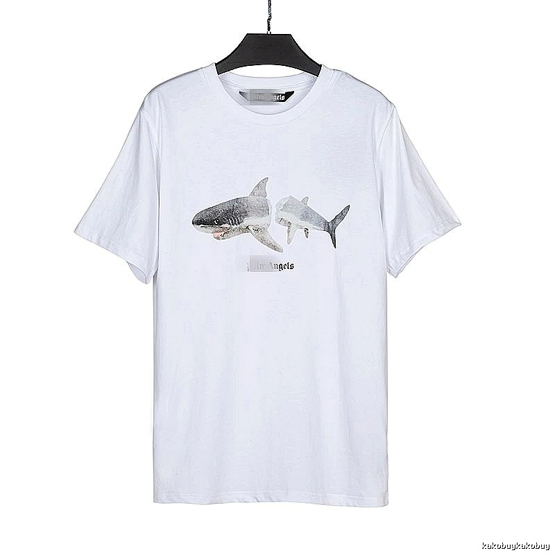Palm Angels Patterned Bear graphic T-shirt White Colorful Bear with Polished Detail