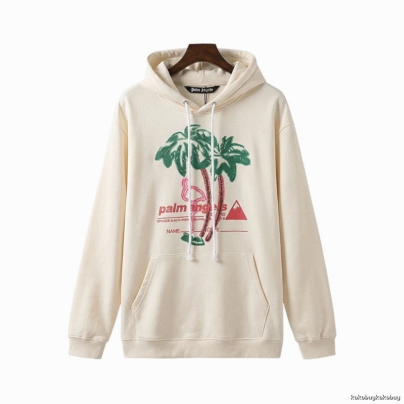 Palm Angels Printed Casual Hoodie