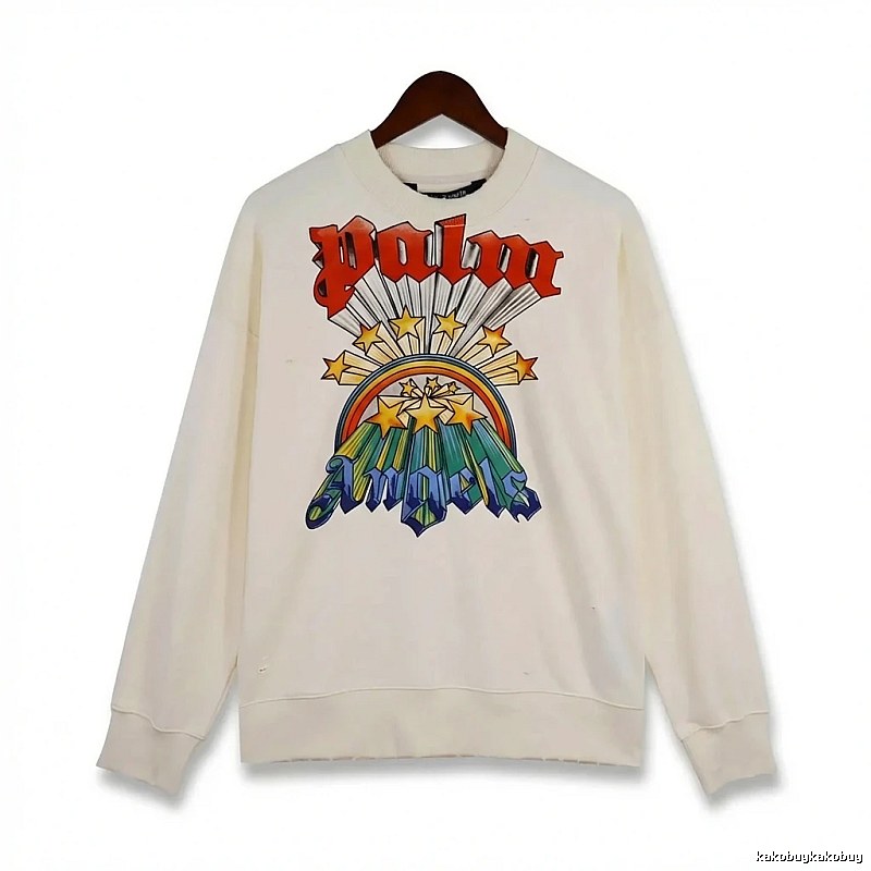 Palm Angels Rainbow Print Sweatshirt