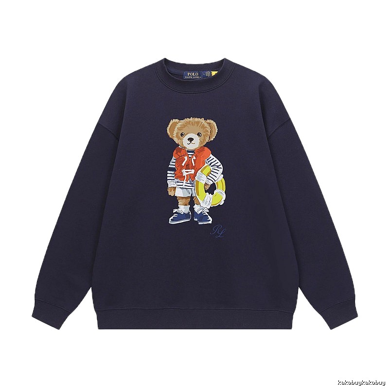 Ralph Lauren Bear Navy-style Sweatshirt
