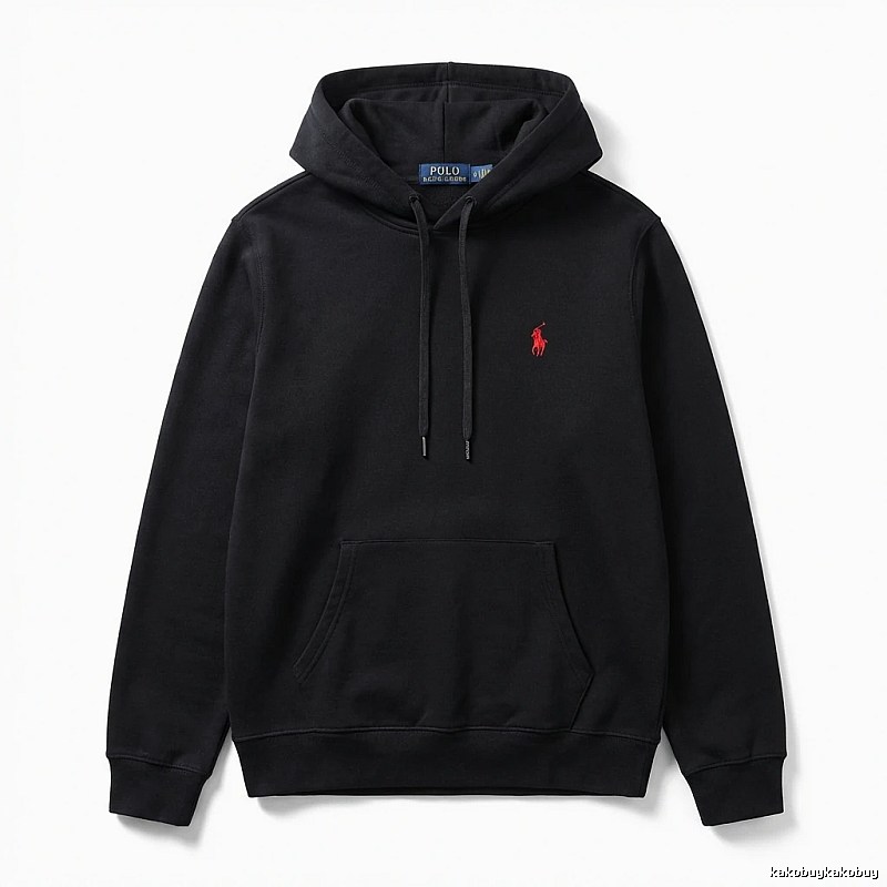 Ralph Lauren Polo hooded black sweatshirt