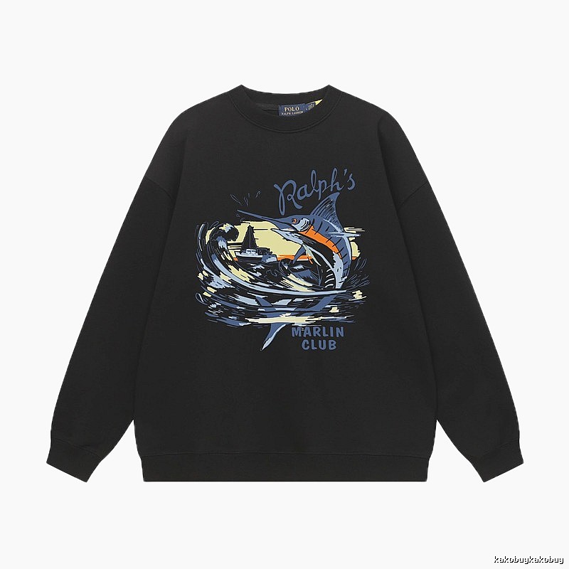 Ralph Lauren printed retro-style sweatshirt