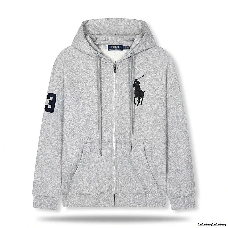 Ralph Lauren sporty grey hoodie