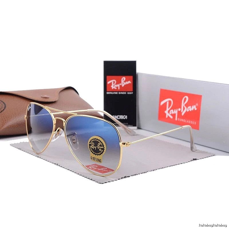 Ray-Ban Daily Aviator sunglasses Gold Tone Sunglasses with Visual Detail