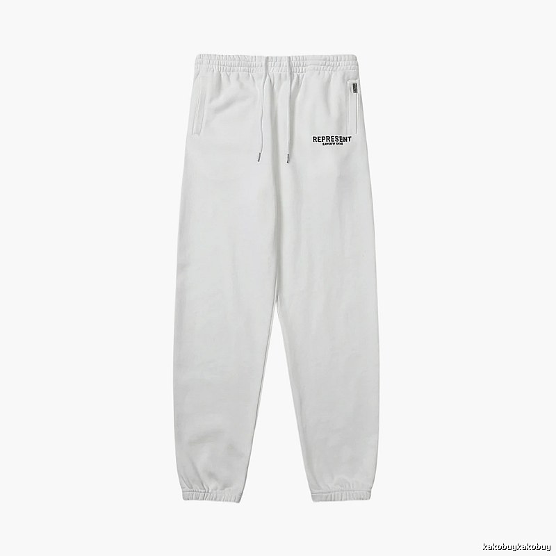 REPRESENT Basic White Sweatpants