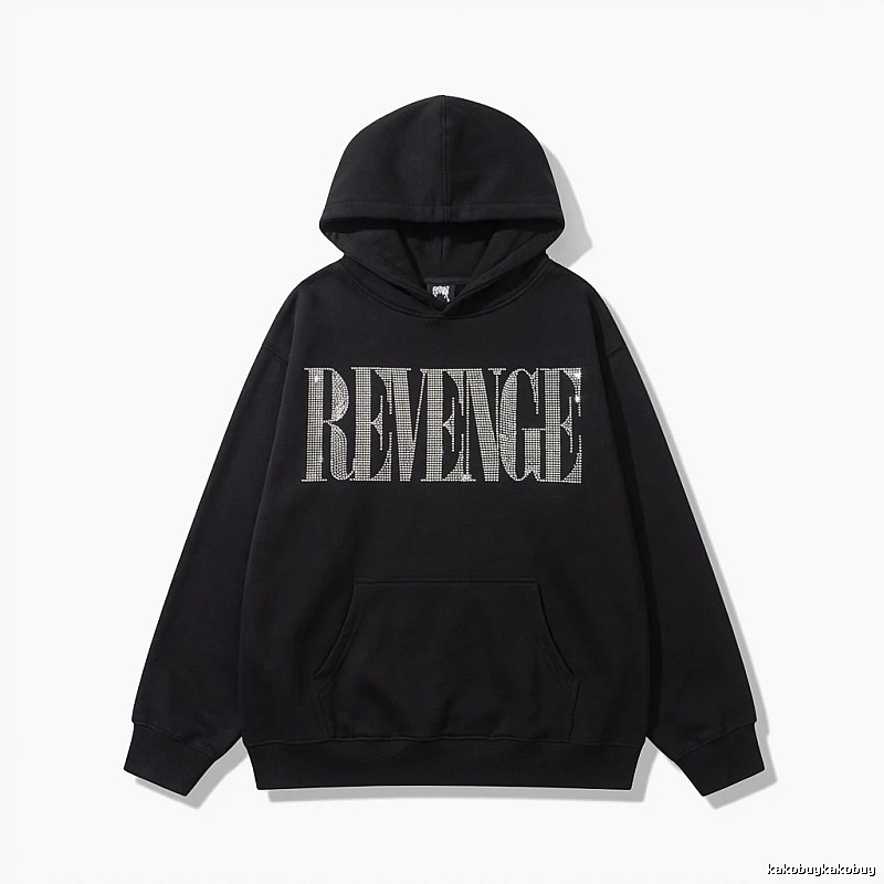 Revenge Letter Wind Black Hoodie
