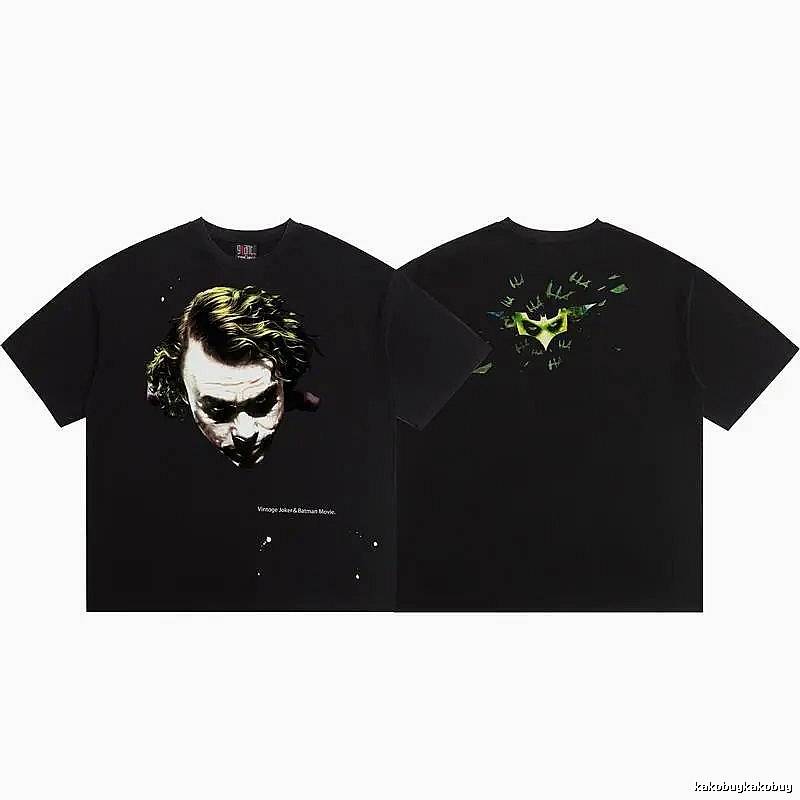 SAINT x Joker Co-branded Vintage Black T-Shirt