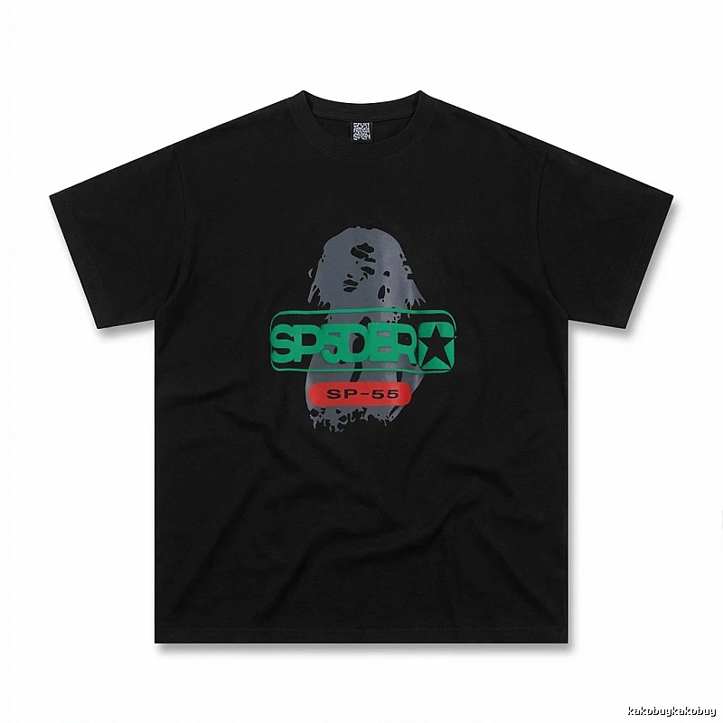 Sp5der Dark Cool Trend Short Sleeve