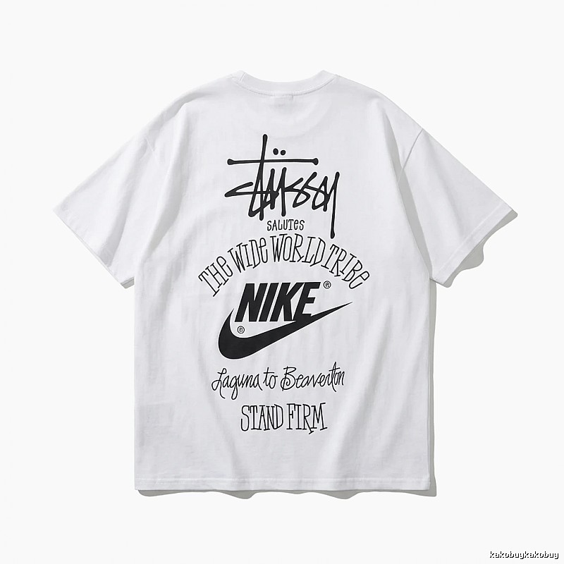 Stussy Co-branded Simple White T-shirt